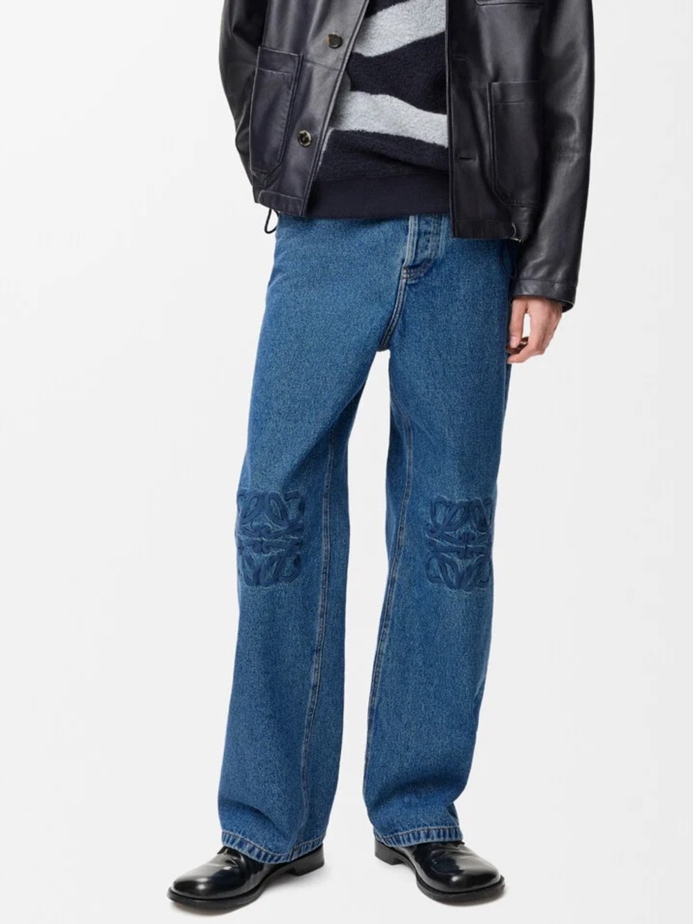 Loewe Anagram baggy jeans in denim